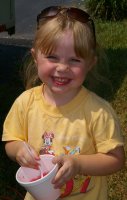 Sno Biz shaved ice treats, and smiles, they just go together